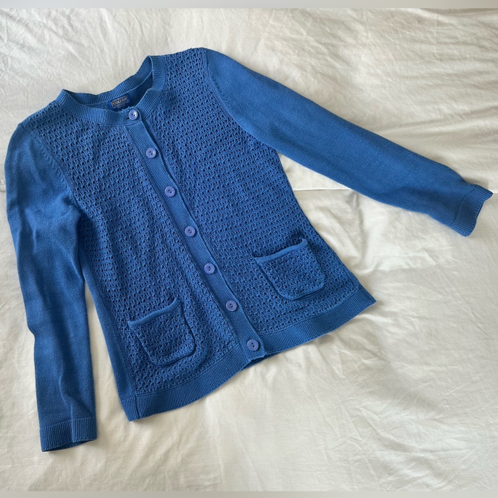 Pendleton Vintage Blue Knit Sweater